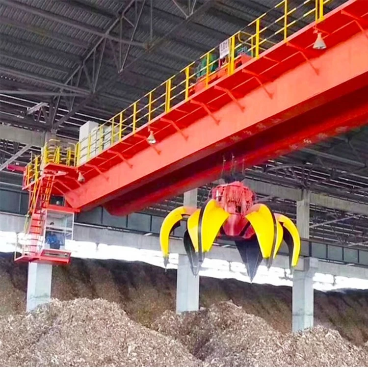 double girder grab crane